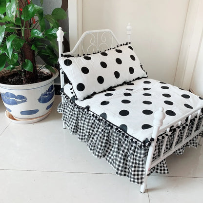 Elevated Pet Hammock Bed – Breathable Four‑Season Raised Cradle for Small Dogs - Fur Babies Pet Store