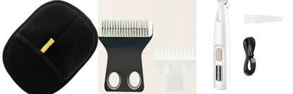 Dog Paw Trimmer with LED Light – Waterproof Rechargeable Grooming Trimmer with Wide Blade - Fur Babies Pet Store