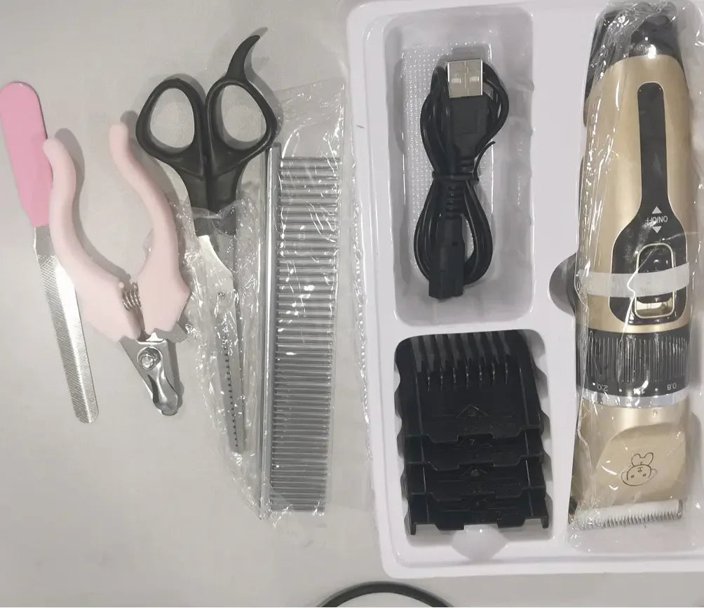 Dog Hair Clipper – Professional Low‑Noise Grooming Shaver for Home or Salon Use - Fur Babies Pet Store