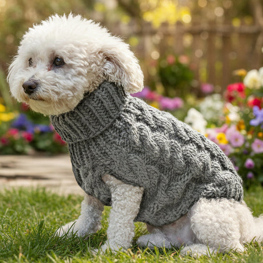 Soft Knit Winter Dog Sweater – Warm Acrylic Jumper for Small to Medium Breeds - Fur Babies Pet Store
