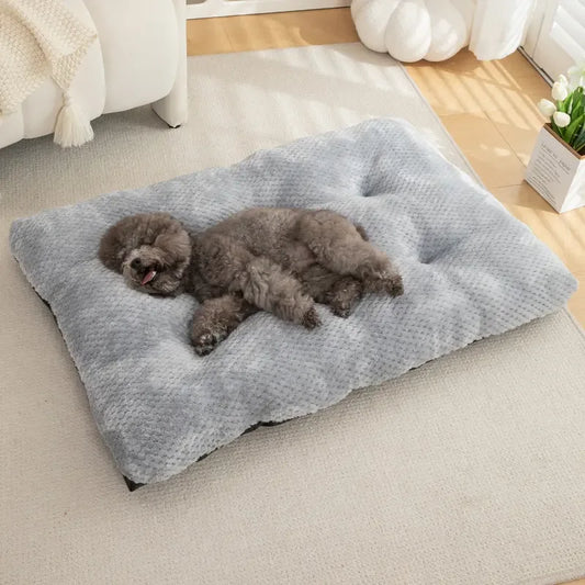 Plush Winter Dog Bed – Soft Four‑Season Comfort Mat for All Breeds - Fur Babies Pet Store