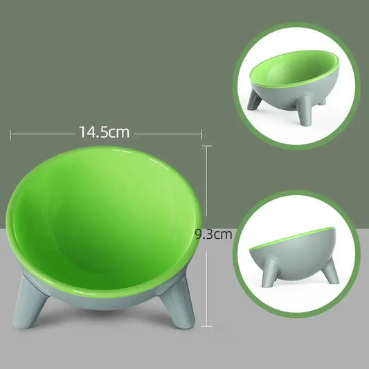 Nordic Elevated Dog Bowl – Tilted Anti‑Slip Feeding Bowl for Better Posture - Fur Babies Pet Store