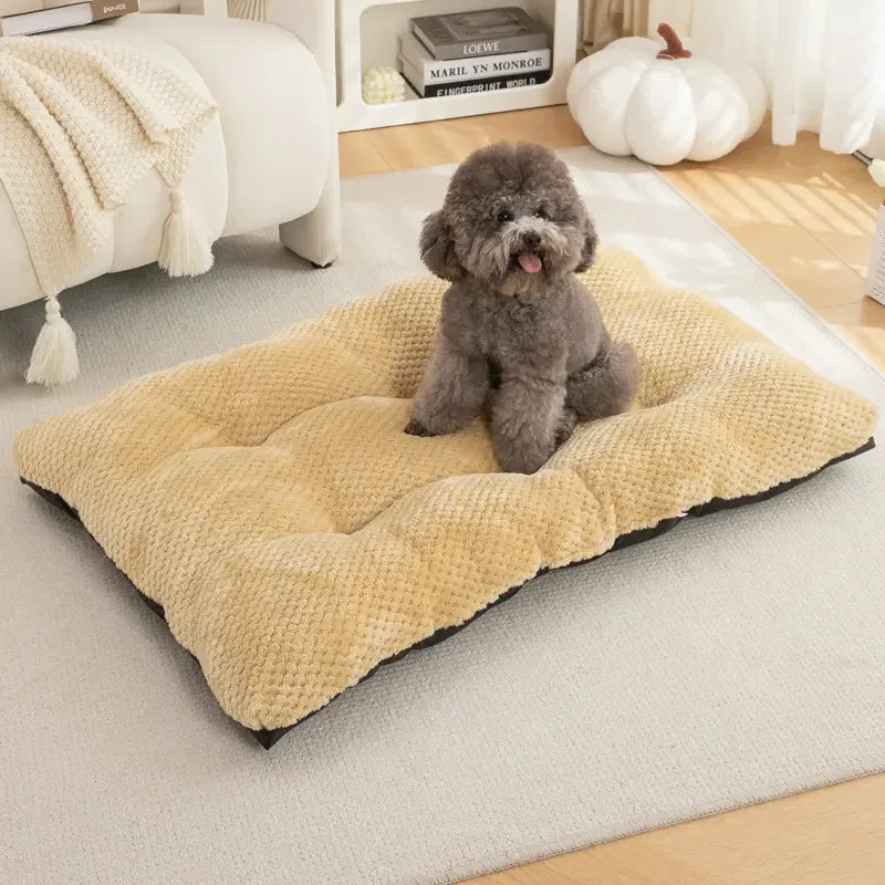 Plush Winter Dog Bed – Soft Four‑Season Comfort Mat for All Breeds - Fur Babies Pet Store
