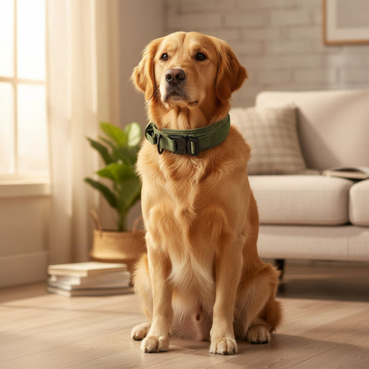 Tactical Dog Collar – Heavy‑Duty Adjustable Collar for Medium & Large Dogs - Fur Babies Pet Store