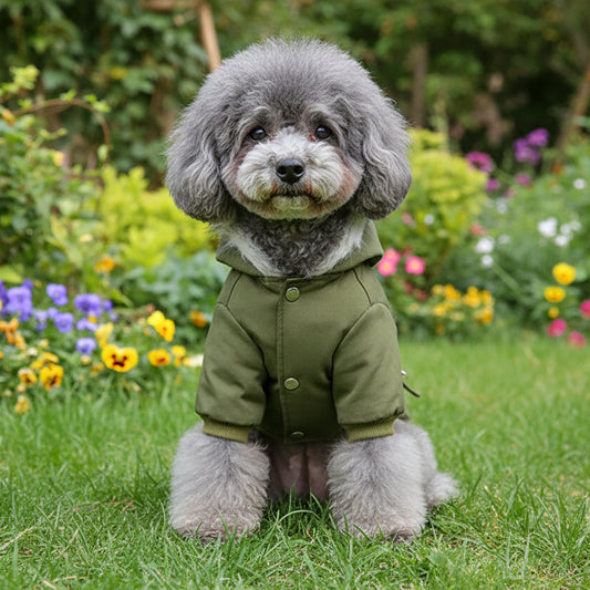 Hooded Winter Dog Coat – Warm Waterproof Jacket for Small to Large Breeds - Fur Babies Pet Store