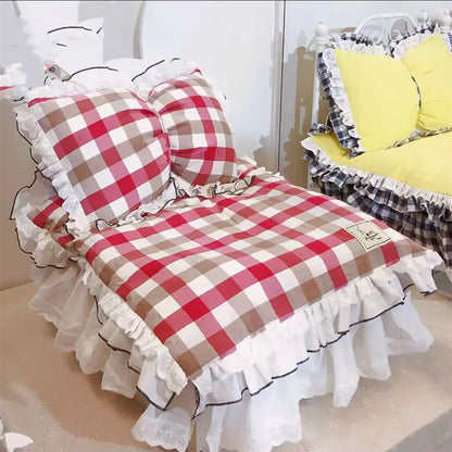 Elevated Pet Hammock Bed – Breathable Four‑Season Raised Cradle for Small Dogs - Fur Babies Pet Store