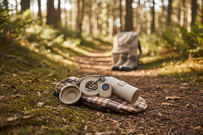 Adventure gear in outdoor setting