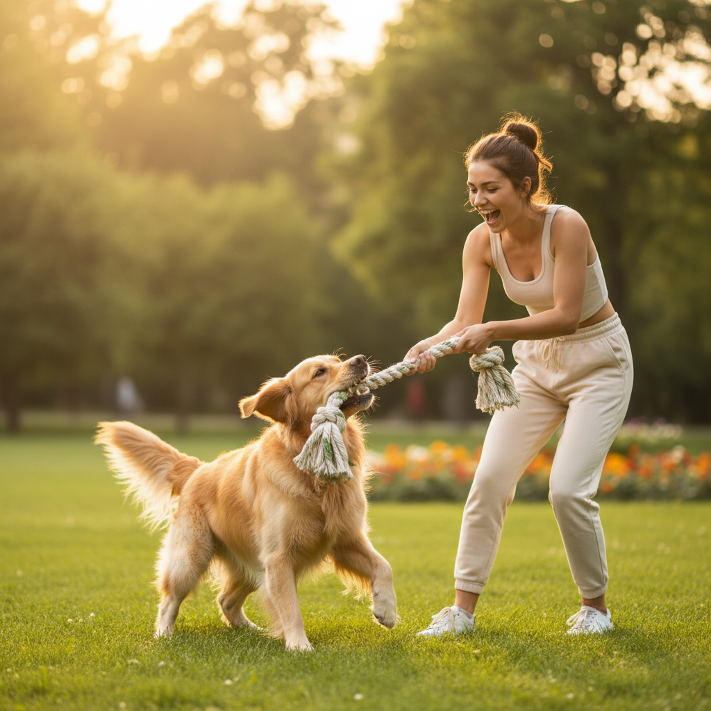 Cotton Hemp Dog Toy Set