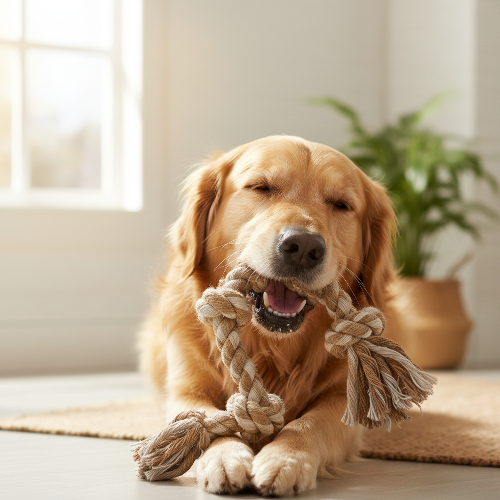 Cotton Hemp Dog Toy Set