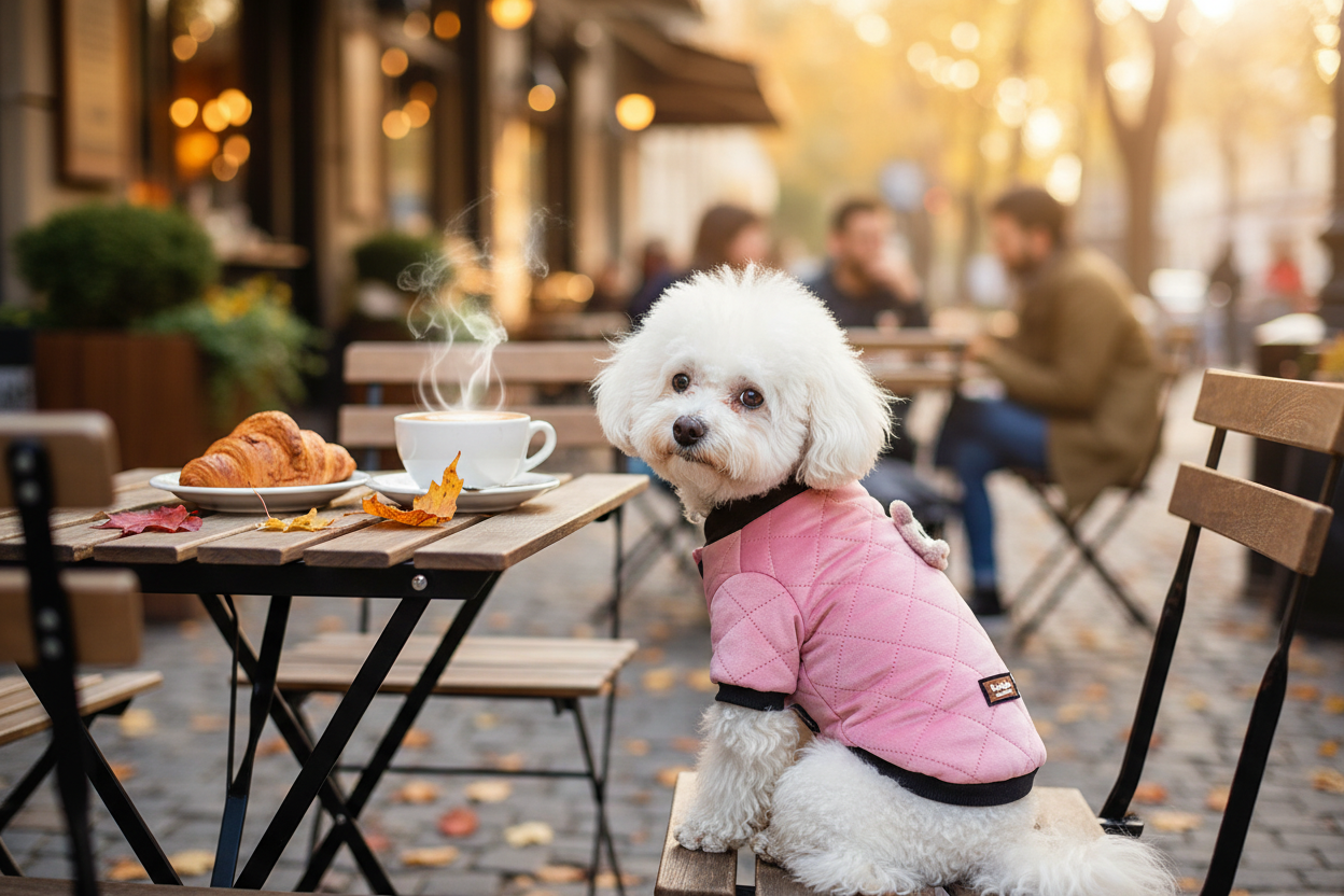 Plaid Jacket Café Lifestyle